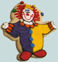 Bonnie volunteers as a clown