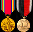 WWII Victory Medal; Army of Occupation Medal