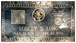 Robert David Long gravesite