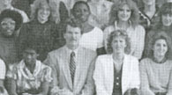 enlarged left side of class photo