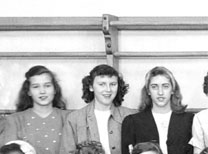 enlarged left side of December, 1947 graduation