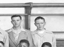 enlarged right side of December, 1947 graduation