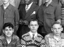 enlarged right side of December, 1947 graduation