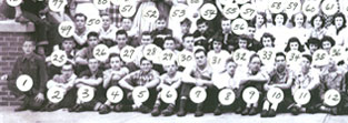 Identification of Warren Harding, Class of June, 1950