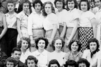 enlarged left side of Class of June, 1950