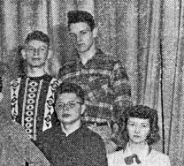 enlarged right side of January, 1950 class photo