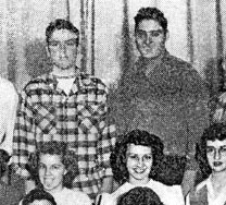 enlarged right side of January, 1950 class photo