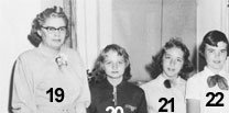 Oak Park Elementary 1954 Class with numbers
