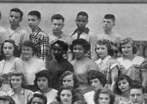 enlarged right side of Washington Irving; Class of 1950