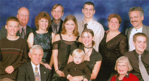 Jack and Rachel Bujalski family; Christmas, 2006