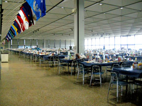 We had lunch with the Wing in the Mess.