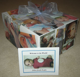 Rupke baby gift with card