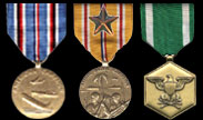 American Theater, Asiatic-Pacific Theater w/1 star; Navy Commendation Medal