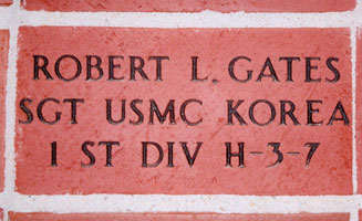 Memorial Brick at Iowa Gold Star Museum; Johnston, IA