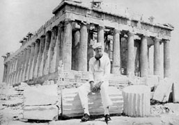 Gale Grodt at Partheon, Acropolis; Athens, Greece