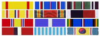 Ribbons awarded the USS General George M Randall; AP-115