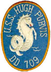 USS Hugh Purvis Patch