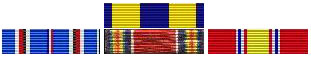 USS Yellowstone; AD-27 ribbons