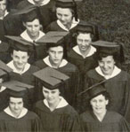 Enlarged photo of right side/Graduating Class of 1937