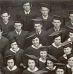 Enlarged photo of right side/Graduating Class of 1937