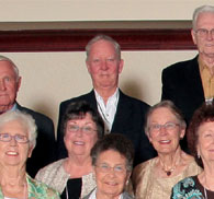 enlarged left side of 60th reunion photo