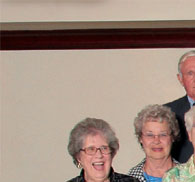 enlarged left side of 60th reunion photo