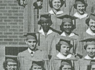 enlarged left side of June grad photo