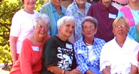 enlarged left side of 50th reunion photo