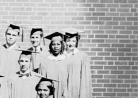 right side of June, 1953 graduation photo