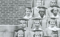 enlarged left side of June grad photo