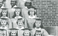 enlarged right side of June grad photo