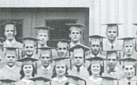 enlarged right side of June grad photo