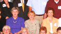 enlarged left side of 50th reunion photo