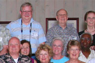 enlarged right side of June, 1957 50th reunion photo