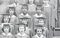 enlarged right side of June grad photo