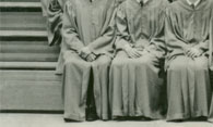 enlarged left side of grad photo