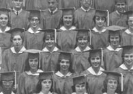 enlarged left side of June grad photo