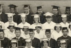 enlarged left side of graduation photo