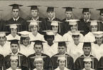 enlarged left side of graduation photo