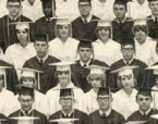 enlarged left side of graduation photo