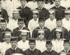 enlarged left side of graduation photo