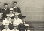 enlarged right side of graduation photo