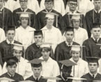 enlarged right side of graduation photo