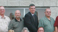 enlarged left side of 40th reunion photo