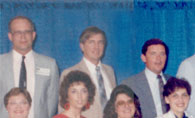 Enlarged center of 20th reunion photo; 1988