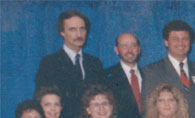 Enlarged left side of 20th reunion photo; 1988