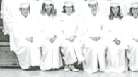 enlarged left side of 1968 graduation photo