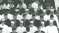 enlarged right side of 1968 graduation photo