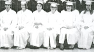 enlarged right side of 1968 graduation photo