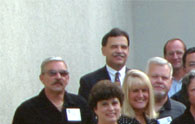 enlarged left side of 35th reunion photo; 2004